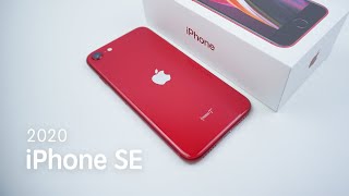 iPhone SE 2020 Red Unboxing | Camera Test \& Game Play - No Talking Unboxing