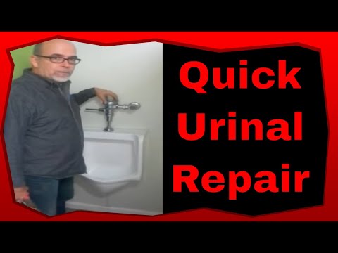 Commercial Plumbing Toilet Repairs How To Repair A Flushometer Urinal