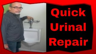 Commercial Plumbing Toilet Repairs How To Repair A Flushometer Urinal