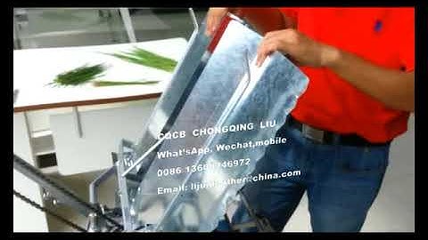 Manual rice transplanter installation