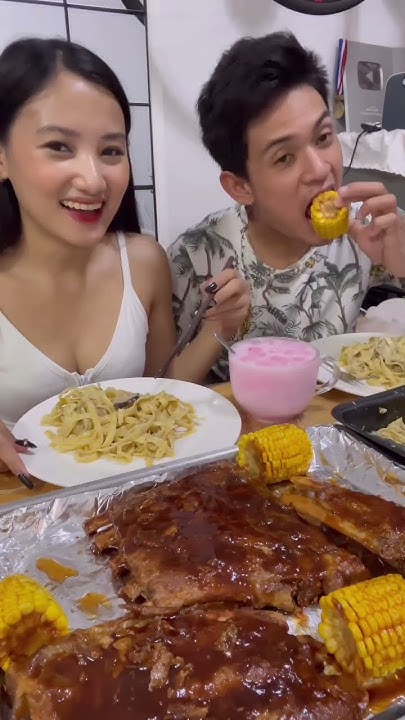 baby-back-ribs-and-pesto-pasta-food-youtube