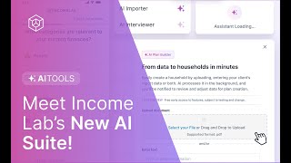 Introducing AI Tools | Income Lab