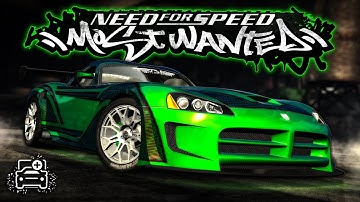 NFS Most Wanted | Dodge Viper SRT10 ACR Extended Customization & Gameplay