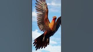 Burung Phoenix Terbang di Langit! 🔥✨ Ajaib & Indah Banget!