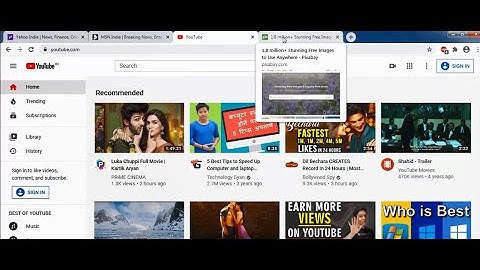 How to enable tab preview in google chrome