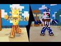 Monster School : TWO FACE (Moondrop and Sundrop) - Five Nights at Freddy's: Minecraft Animation
