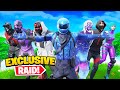 Raiding Streamers with EVERY EXCLUSIVE SKIN!
