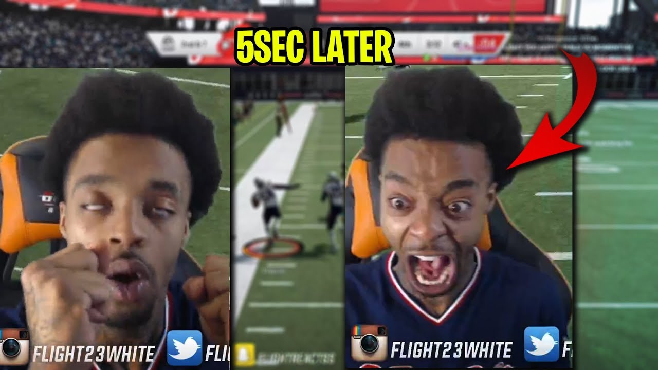 FlightReacts RAGES & LOSES HIS MIND PLAYING MADDEN 20 *RAGE*😭😭
