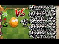 10 mutant Gatling pea and 100000000 HP Tall-nut, Which zombie can defeat them? - MAKE FANS VIDEO