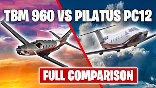 Daher TBM 960 vs Pilatus PC12 NGX | Ultimate Single-Engine Turboprop Comparison