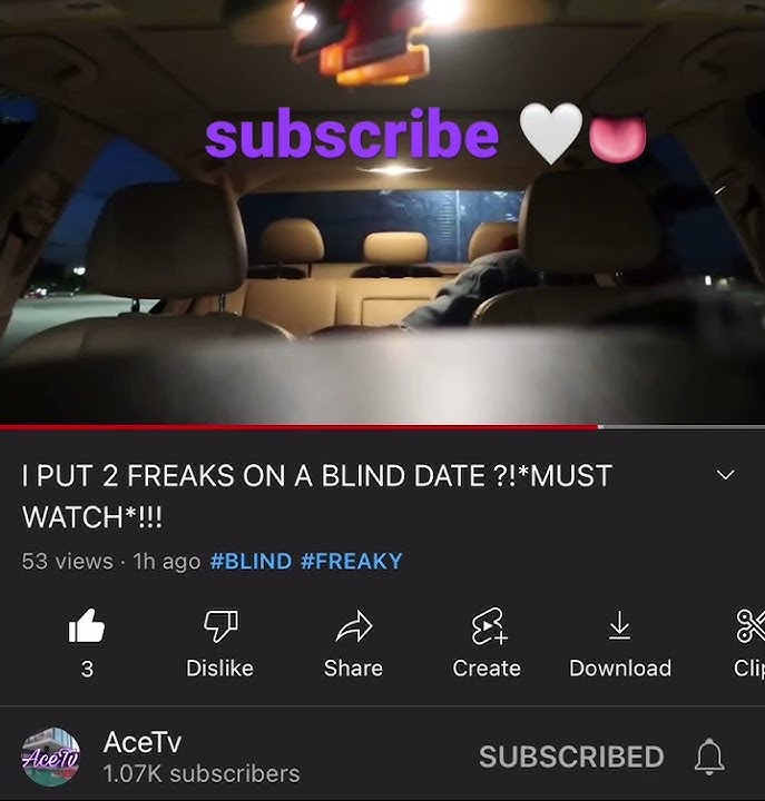 TWO FREAKS ON A BLIND DATE GONE RIGHT🫣👅 SUBSCRIBE 💙 #freak #blinddate #tiktok #fyp #trending #yt