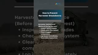 How to Prevent Harvester Breakdowns During Harvest 🌾👇#harvester #harvesting #shorts