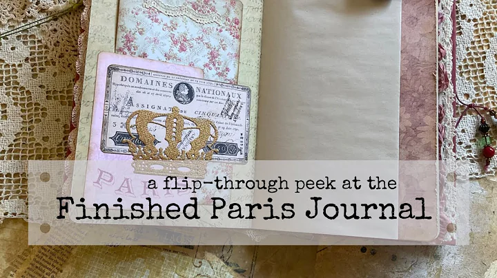Finished Paris Journal (SOLD)
