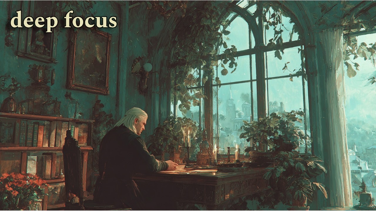 The Scholar's Verdant Study | Celtic Ambient Mix for Deep Focus | Medieval Fantasy Music