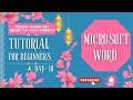 Microsoft Word Insert WordArt, Dropcap, and Symbols | Day/Class 18