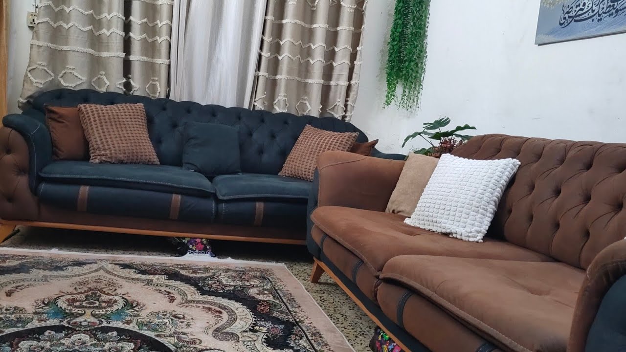 روتين تعزيل  قبل رمضان.غيرت الستائر مع ديكور الصاله👍🧹💐