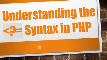 Understanding the  ?= Syntax in PHP