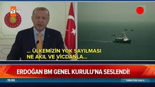 Erdoğan BM Genel Kurulu'na seslendi! - Atv Haber 22 Eylül 2020
