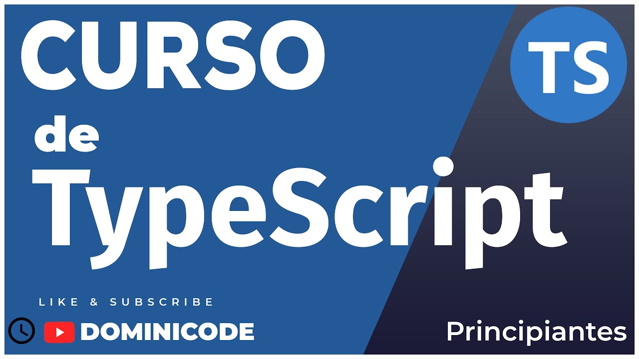Curso para aprender TypeScript - Aprender typescript desde cero 😱💻 ...