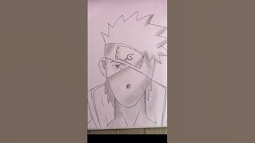 How to draw Kakashi hatake #animeart #drawing #shorts