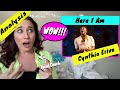 Singing Teacher Reacts Cynthia Erivo - I'm Here | WOW! She was...