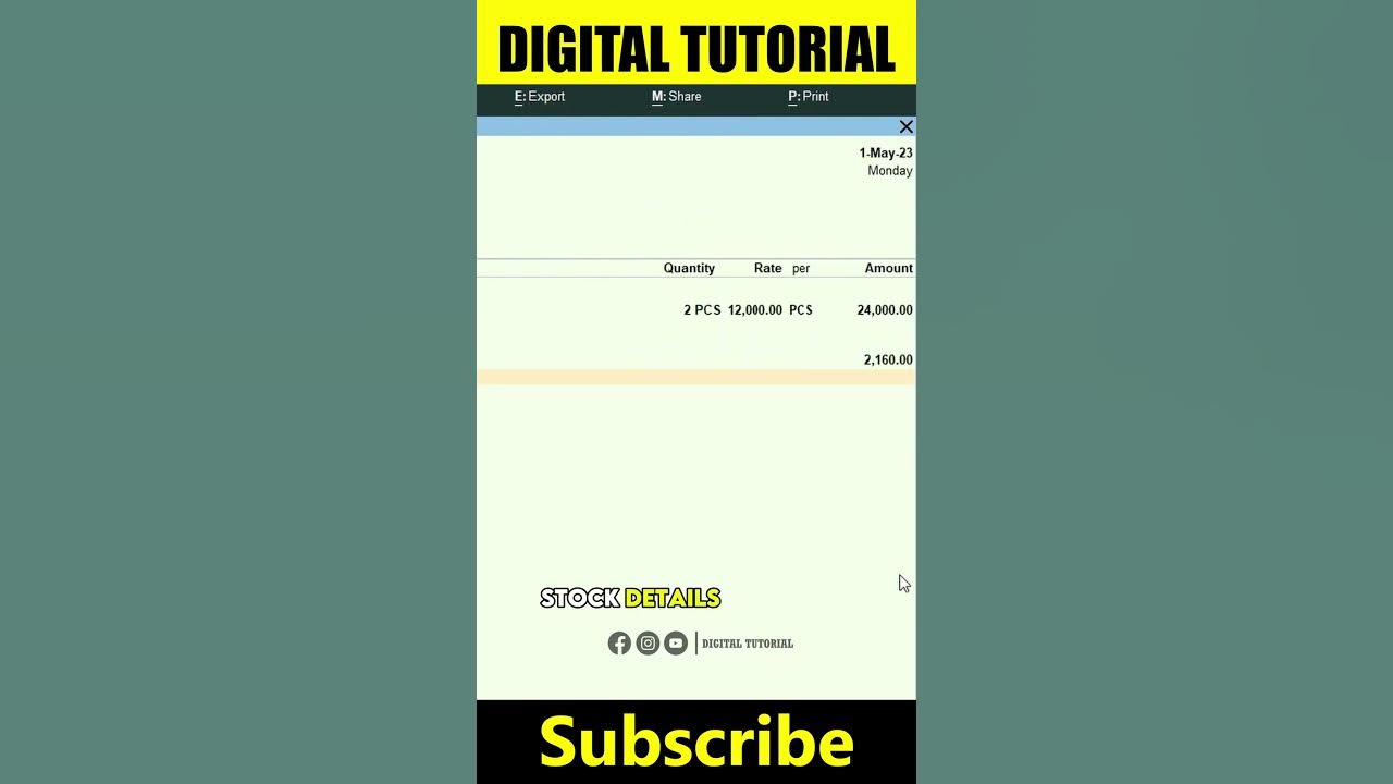 How to create proforma invoice in tally prime proforma invoice