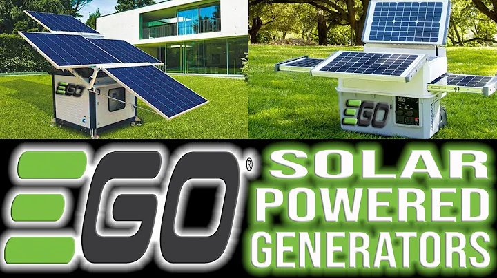 Unleash Eco-friendly Energy with the New Solar Powered Generator!