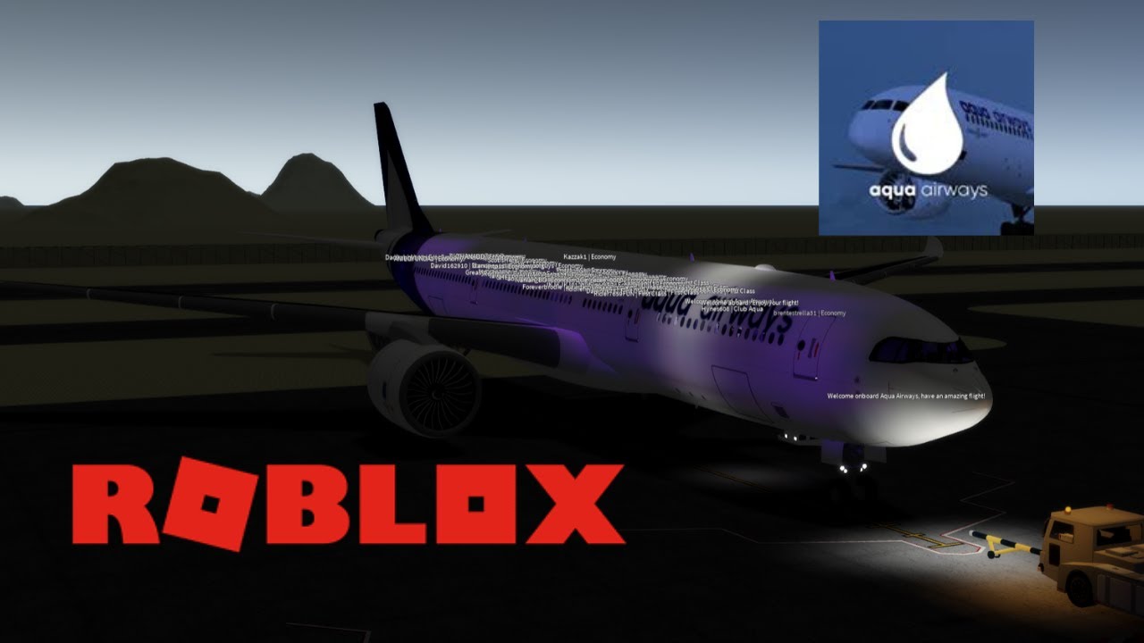 Roblox Aqua Airways Review Youtube - welcome aboard the flight roblox