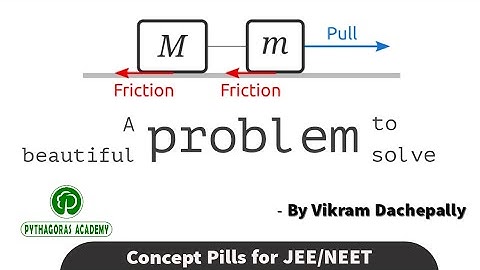 FRICTION_CONNECTED BLOCKS MODEL | IIT/JEE/NEET | Vikram Dachepally | Pythagoras Academy