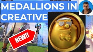 How To Get MEDALLIONS In Fortnite Creative (Tutorial)