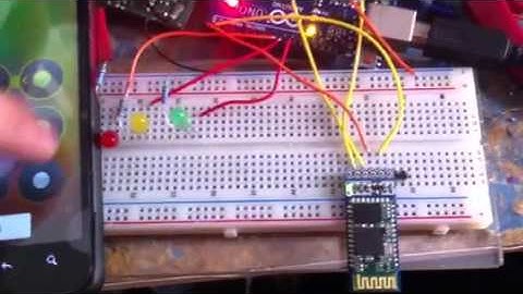 Arduino android Bluetooth 控制led光暗