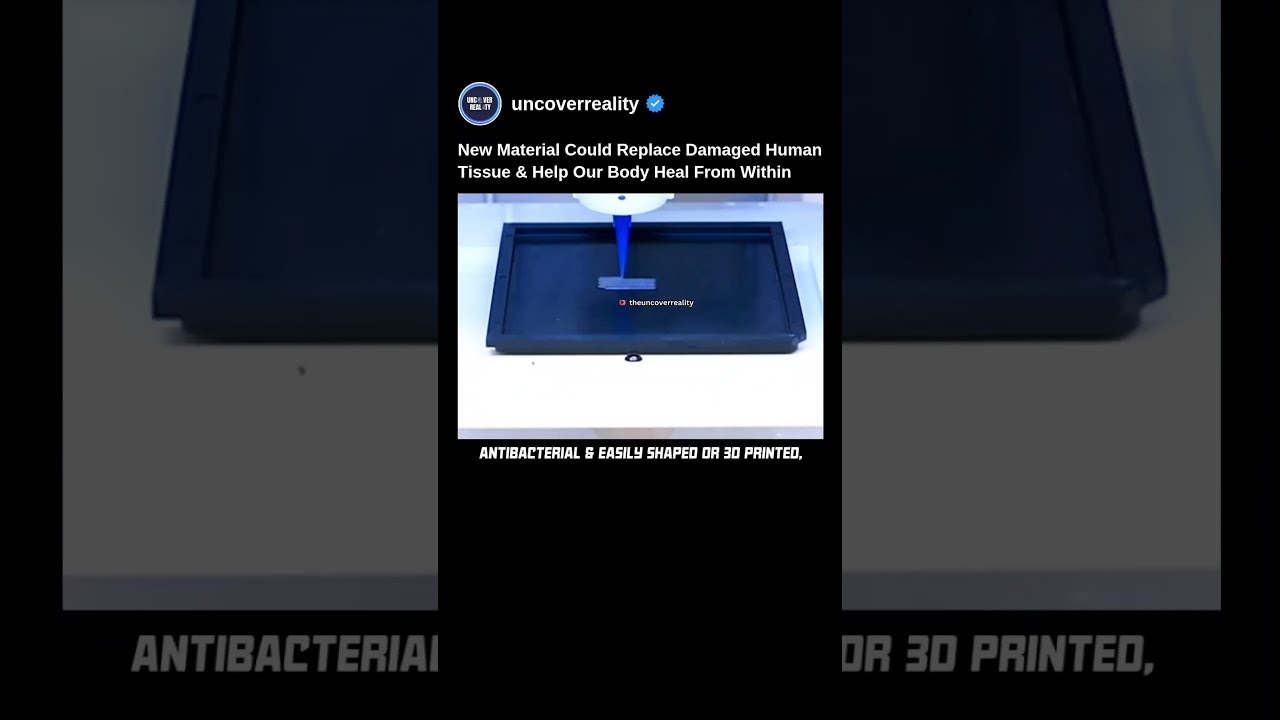 This Material Can Replace Damaged Human Tissue, Bones & Heals Body From Within 