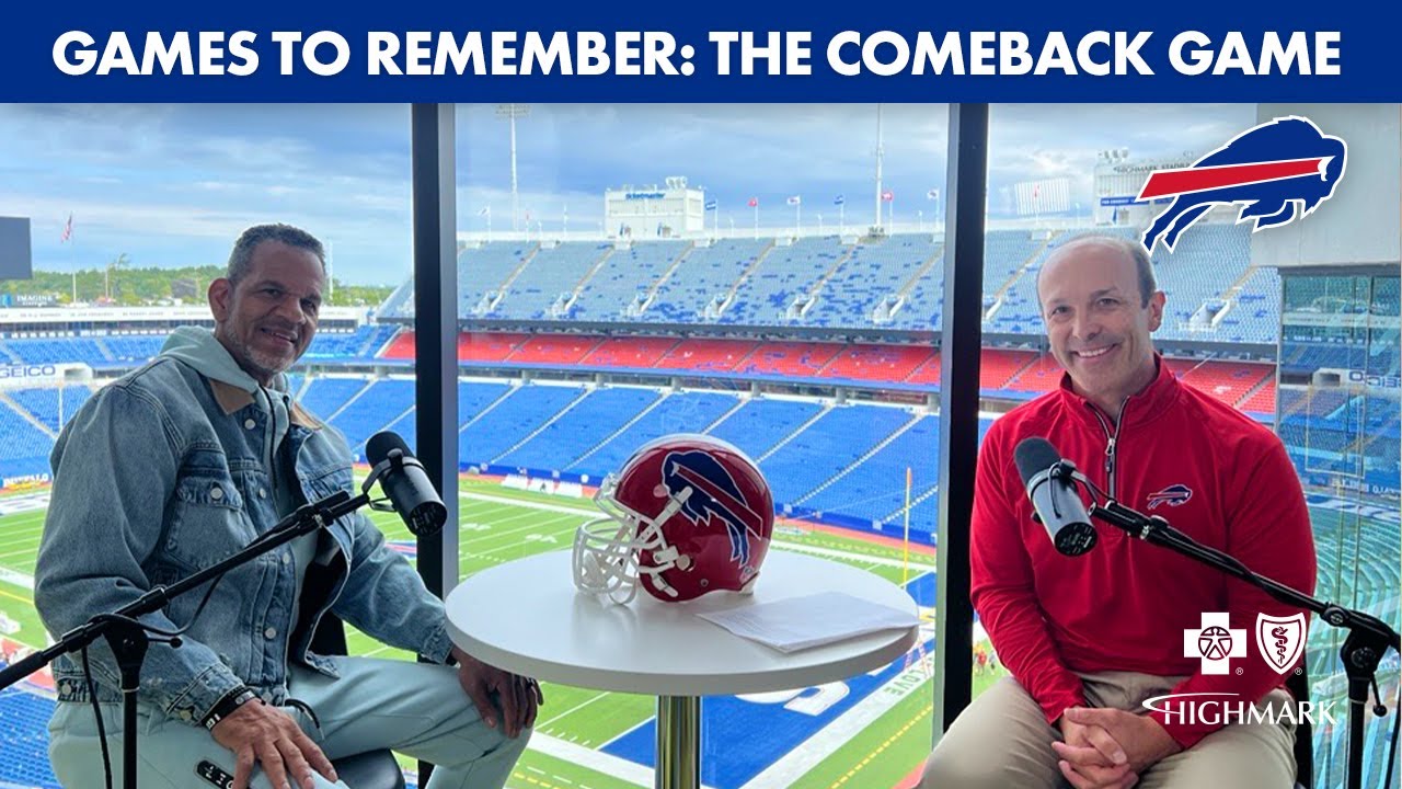 Games To Remember:  Reliving the Comeback Game with Andre Reed | Buffalo Bills