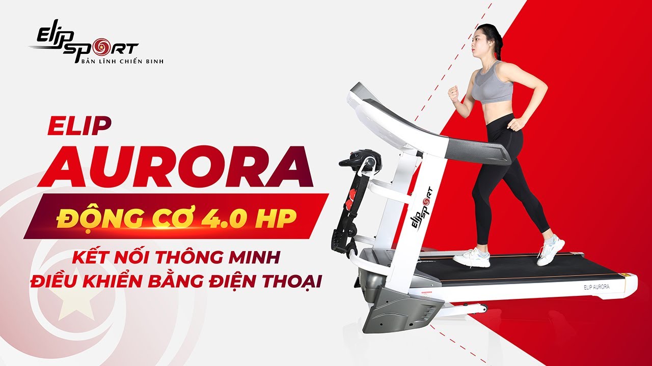 ⁣Review máy chạy bộ điện đa năng Elip Aurora || Siêu phẩm mới nhất của Elipsport.vn