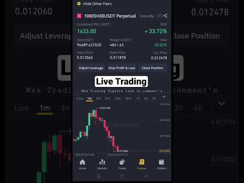 1300 Live Trading Profit Live Binance Futures Trading Crypto Scalping 