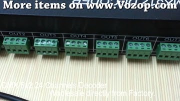 DMX 512 Decoder Controller DMX512 24 Channel Decoder