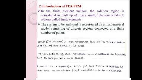 Definition of Element, Nodes and Types of Nodes In FEA L 5