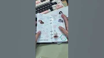 Plotter Planner Narrow in Shrink Leather Weekly #plannerflipthrough