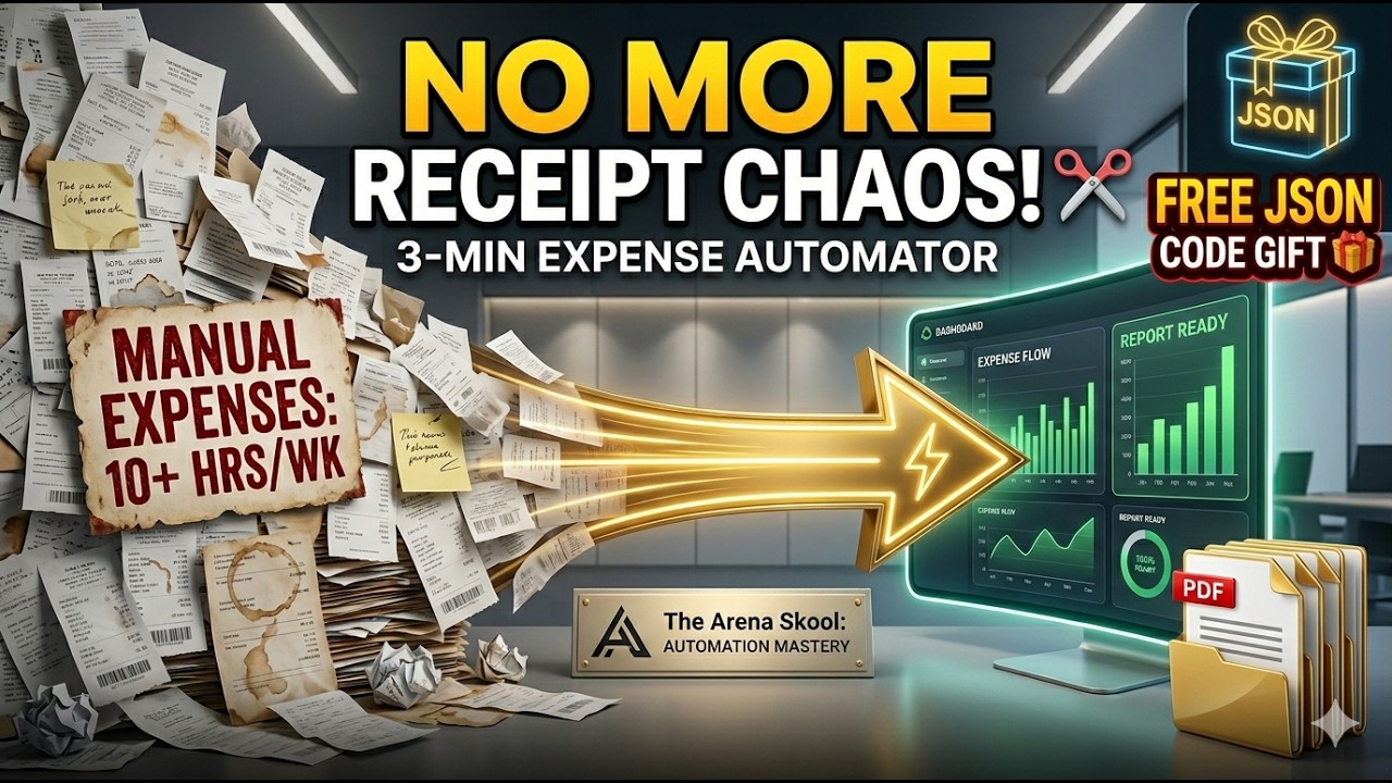Automate Expense Reports From Receipt to Spreadsheet in One Flow - YouTube