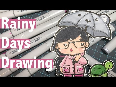 Rainy Days Kawaii Drawing @heartsprinkle