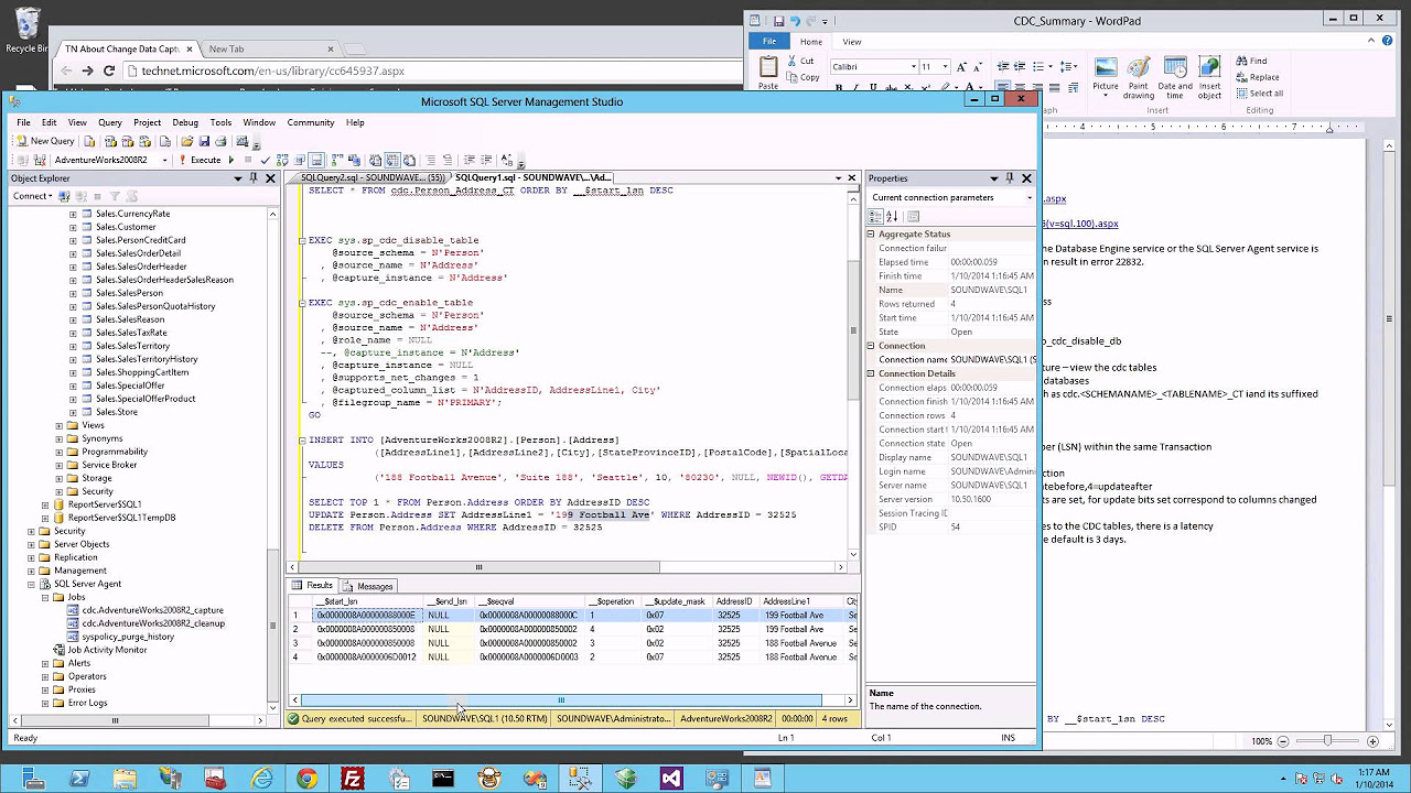 .aspx คือ  New 2022  MSSQL - How to, Step by Step Change Data Capture (CDC) Tutorial