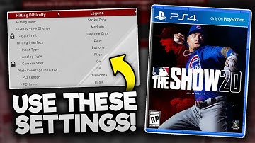 Best Settings for MLB The Show 20