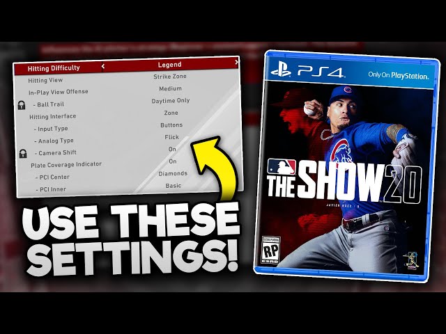 Best Settings for MLB The Show 20 