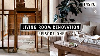 LIVING ROOM RENOVATION EP1 *Our 110-Year-Old Cottage* | XO, MaCenna