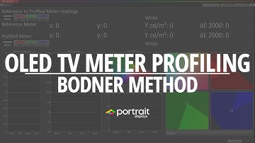 Bodner Method - New Meter Profiling Type For RGBW OLED TVs Using Calman 2020