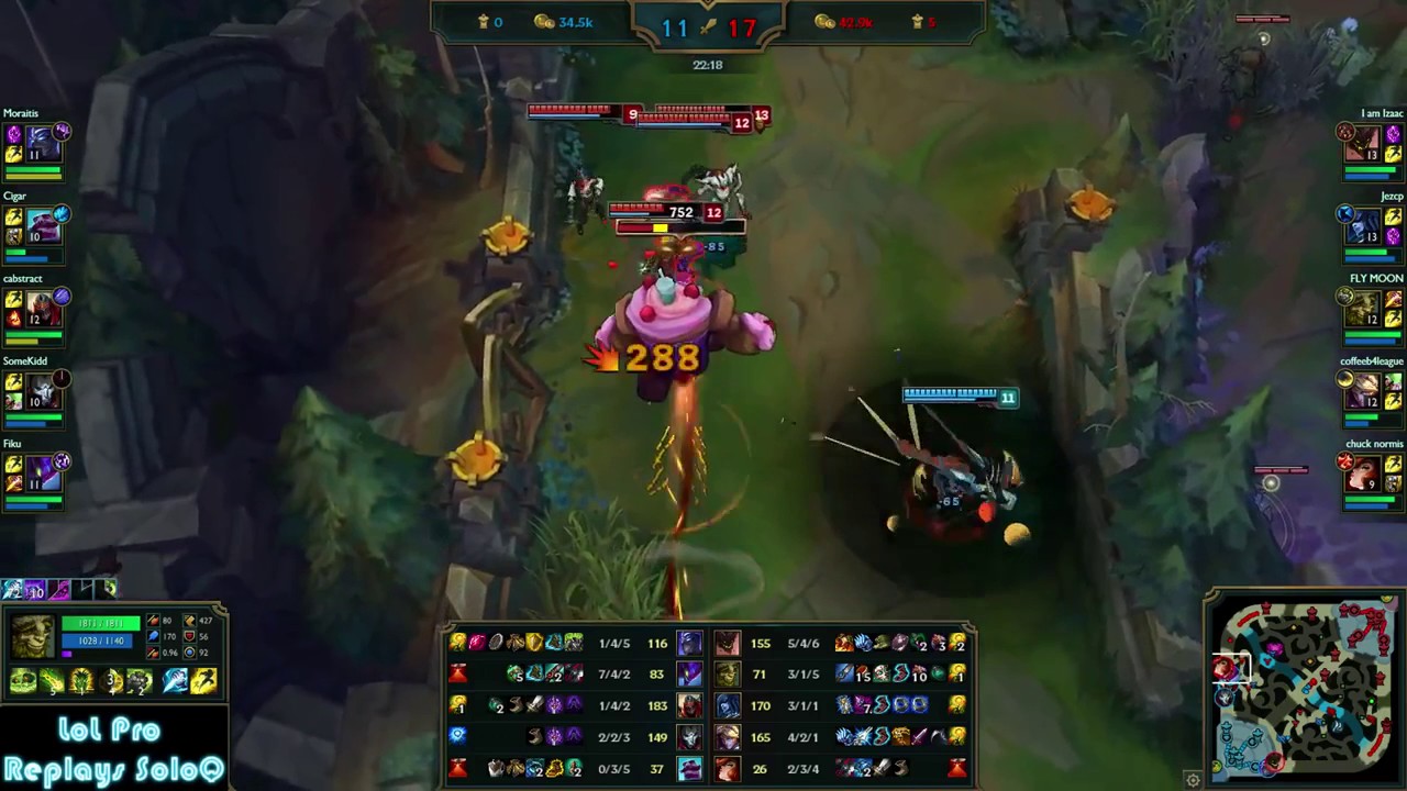 Highlight FlyQuest Moon Ivern Jungle vs Kha'Zix Patch 7.3