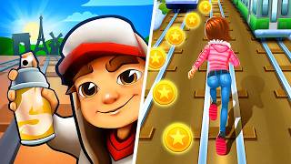 Subway Surfers World Tour Paris VS Subway Princess Runner, Gameplay Adventure Subway Surfers Game screenshot 1
