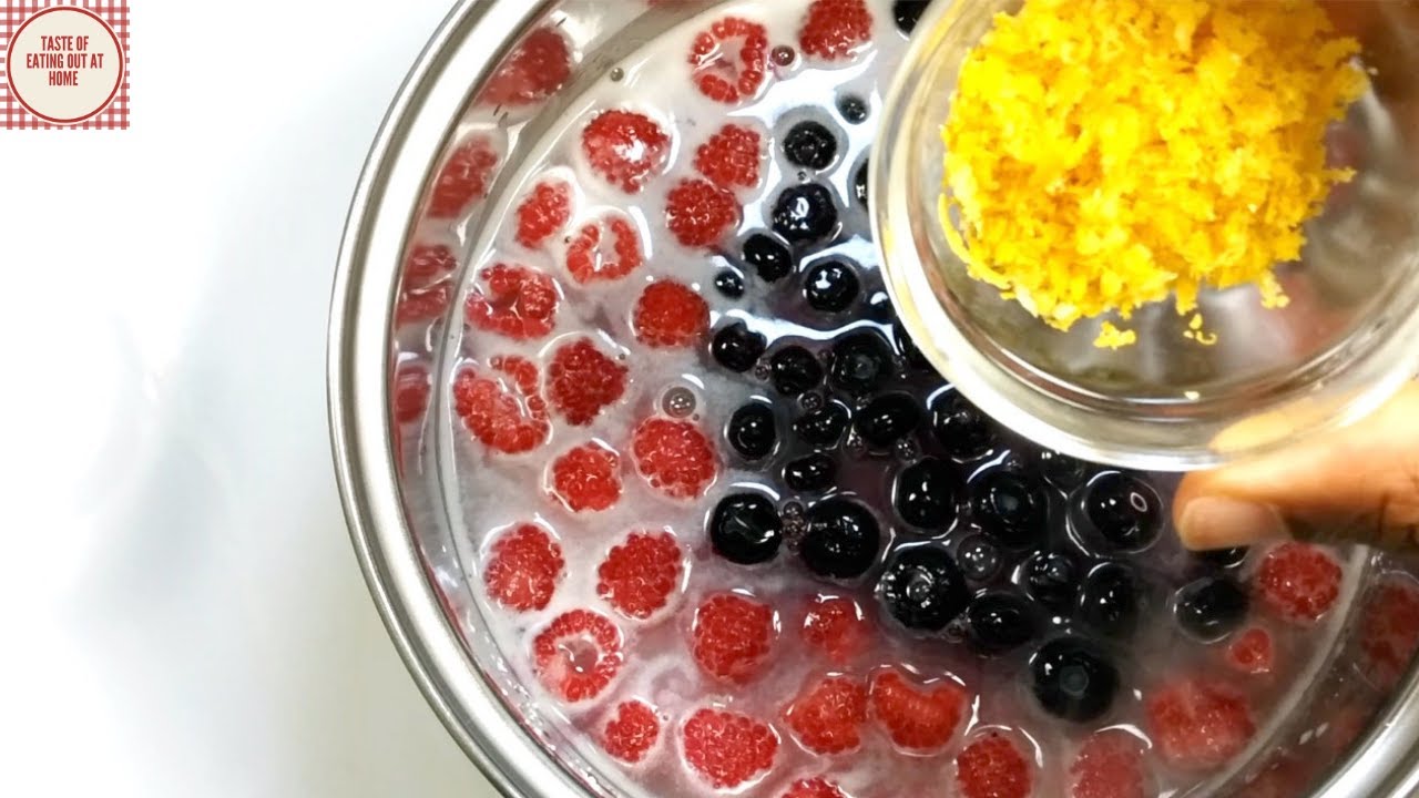 Delicious Raspberry Blueberry Sauce Recipe Quick and easy sauce YouTube