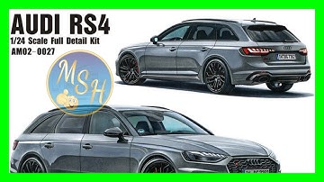 Alpha Model Audi RS4 in 1:24