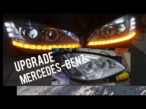 #AMG UPGRADE INSTALASI HEADLAMP MERCEDES-Benz ][W 221 (facelift) 2009-2010